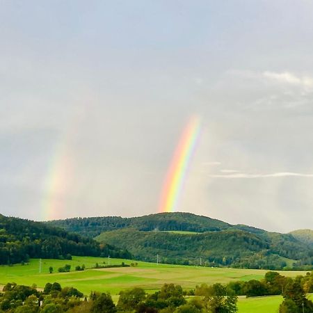 Atemberaubender Ausblick Mit Premium-Wanderwegen Vor Der Haustuer Apartment Albstadt Exterior foto